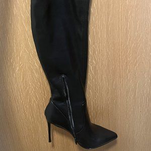 Steve Madden Vava Black Thigh High Boots - size 7.5